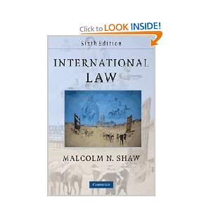 international law book by malcolm n shaw