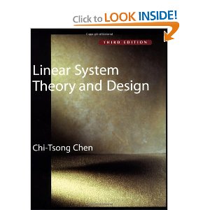 Linear System Theory and Design (Oxford Series in Electrical and ...